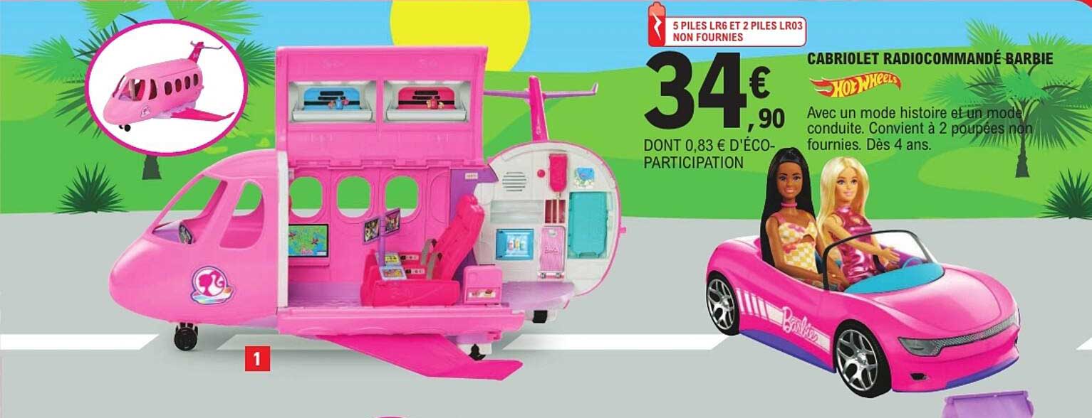 CABRIOLET RADIOCOMMANDÉ BARBIE