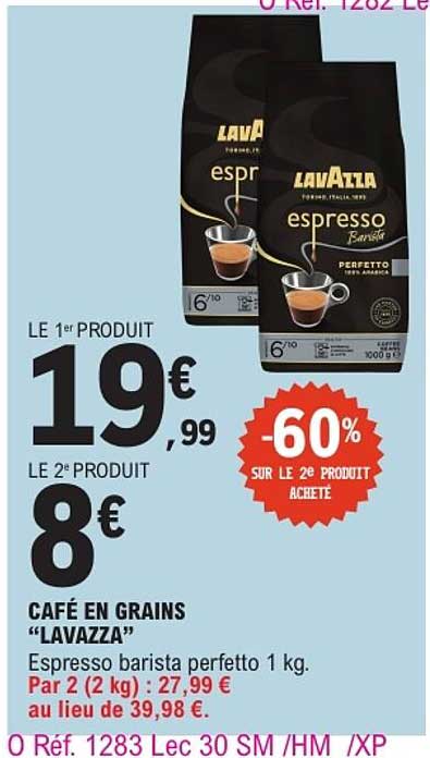 CAFÉ EN GRAINS "LAVAZZA"