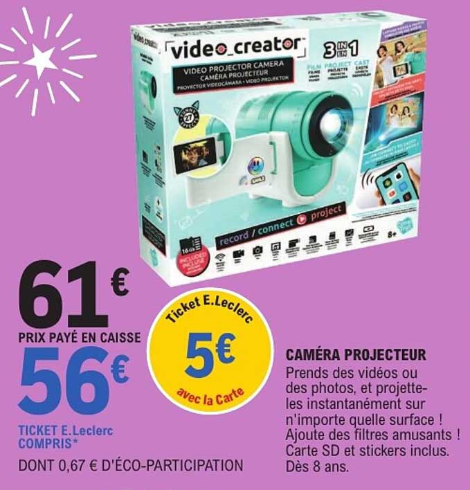 CAMÉRA PROJECTEUR