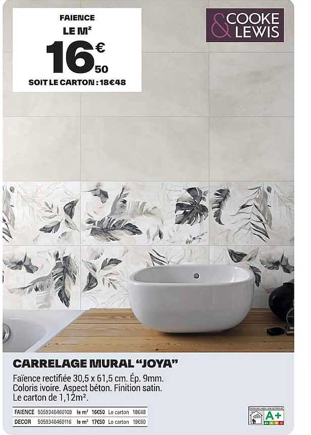 CARRELAGE MURAL “JOYA”