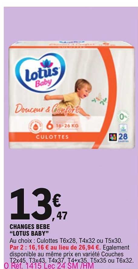 CHANGES BEBE “LOTUS BABY”