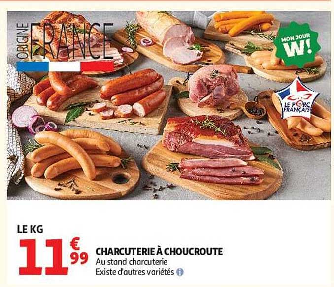 CHARCUTERIE À CHOUCROUTE