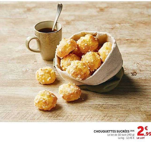CHOUQUETTES SUCRÉES (21,1%)