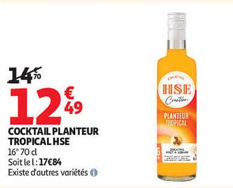 COCKTAIL PLANTEUR TROPICAL HSE