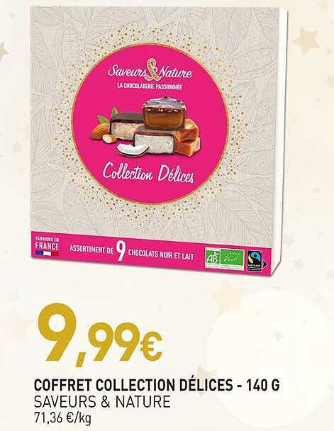 COFFRET COLLECTION DÉLICES - 140 G SAVEURS & NATURE
