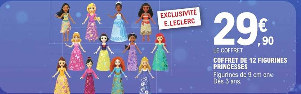 COFFRET DE 12 FIGURINES PRINCESSES