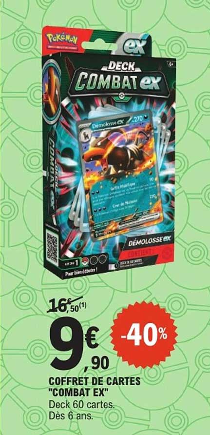 COFFRET DE CARTES "COMBAT EX"