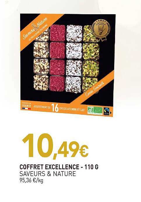 COFFRET EXCELLENCE - 110 G SAVEURS & NATURE