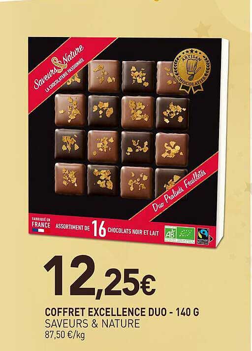 COFFRET EXCELLENCE DUO - 140 G SAVEURS & NATURE