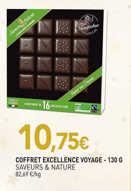 COFFRET EXCELLENCE VOYAGE - 130 G SAVEURS & NATURE