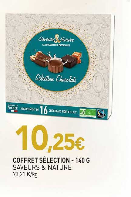 COFFRET SÉLECTION - 140 G SAVEURS & NATURE