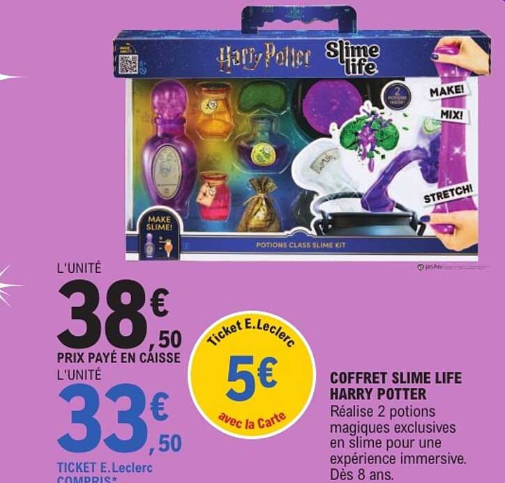 COFFRET SLIME LIFE HARRY POTTER