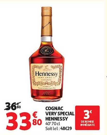 COGNAC VERY SPECIAL HENNESSY 40° 70 cl