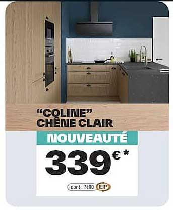 "COLINE" CHÊNE CLAIR NOUVEAUTÉ