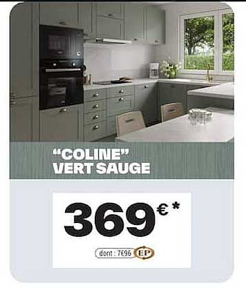 "COLINE" VERT SAUGE