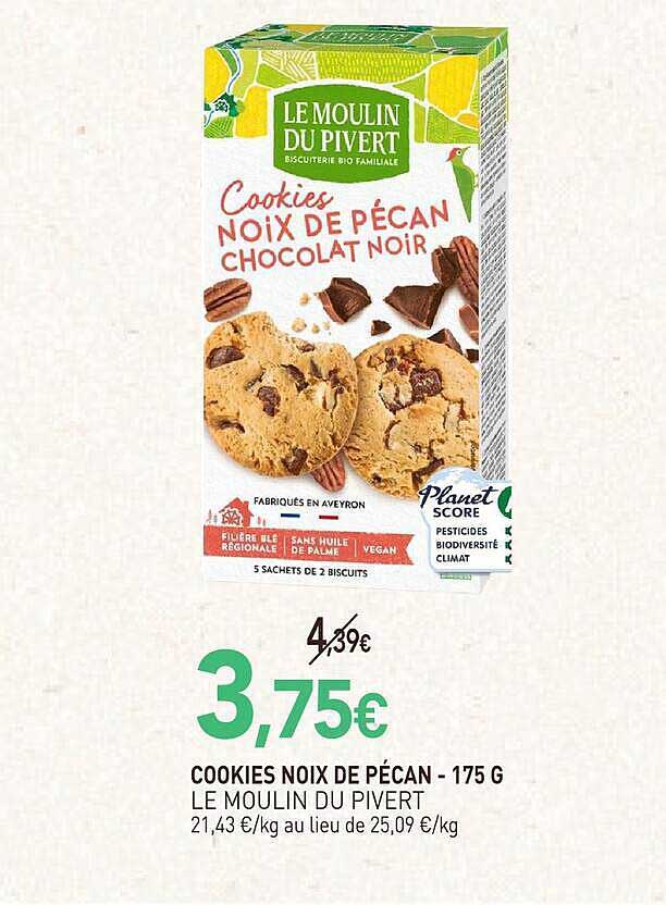 Cookies noix de pécan - 175 g