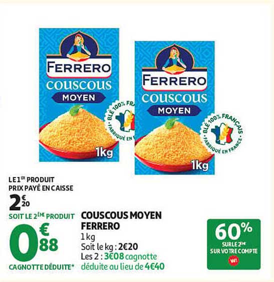 COUSCOUS MOYEN FERRERO