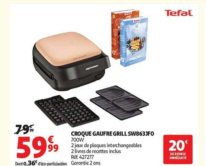 CROQUE GAUFRE GRILL SW863JFO