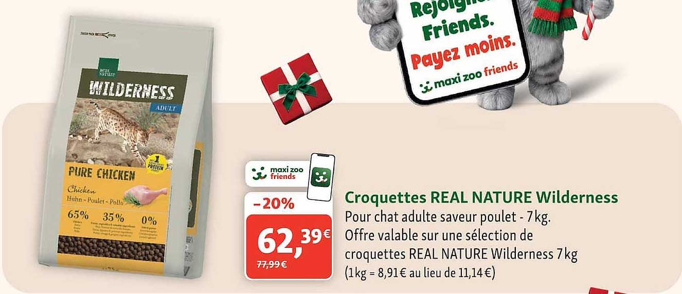 Croquettes REAL NATURE Wilderness