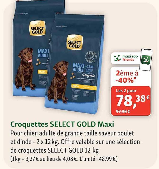 Croquettes SELECT GOLD Maxi