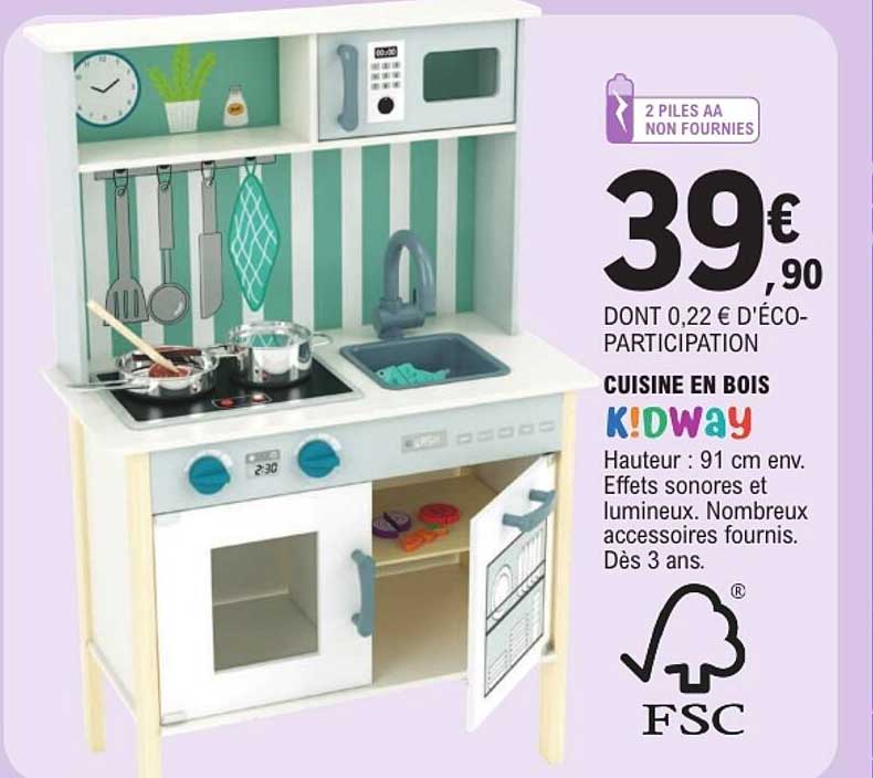 CUISINE EN BOIS KIDWAY
