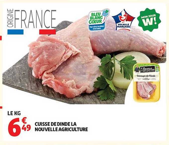 CUISSE DE DINDE LA NOUVELLE AGRICULTURE