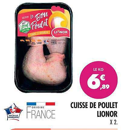 CUISSE DE POULET LIONOR X 2.
