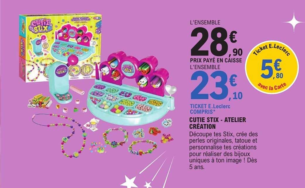 CUTIE STIX - ATELIER CRÉATION