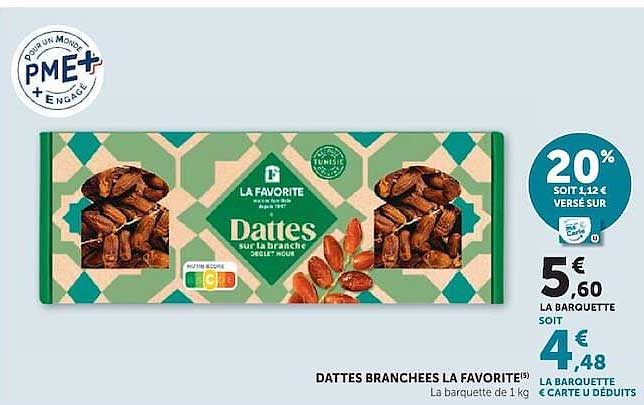 Dattes sur la branche sélect. Monde