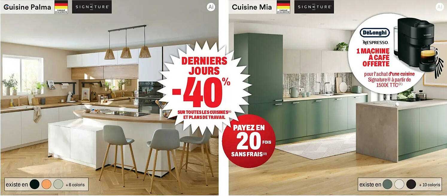 DERNIERS JOURS -40% SUR TOUTES LES CUISINES ET PLANS DE TRAVAIL