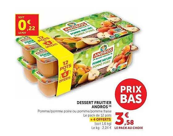DESSERT FRUITIER ANDROS