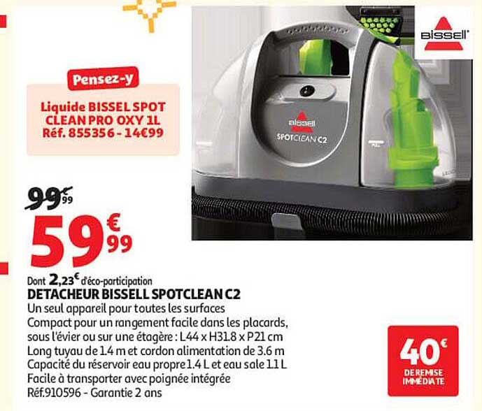 DETACHEUR BISSELL SPOTCLEAN C2