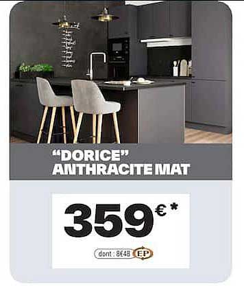 "DORICE" ANTHRACITE MAT