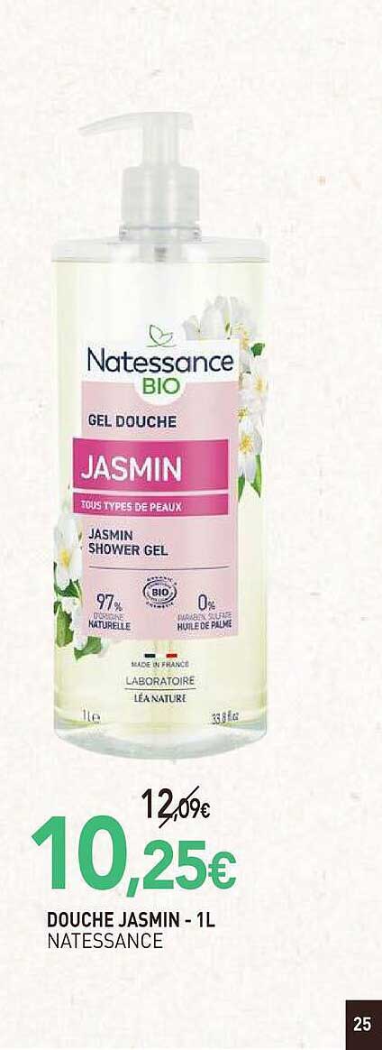 DOUCHE JASMIN - 1L NATESSANCE