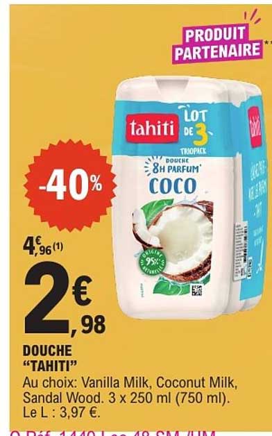 DOUCHE “TAHITI”