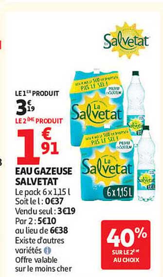 EAU GAZEUSE SALVETAT