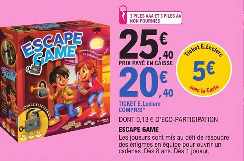 ESCAPE GAME