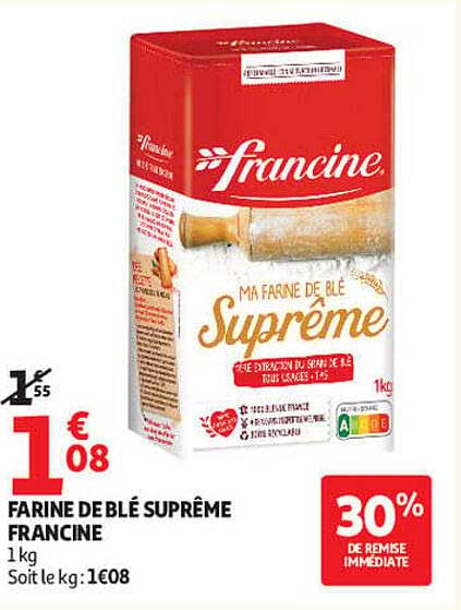 FARINE DE BLÉ SUPRÊME FRANCINE