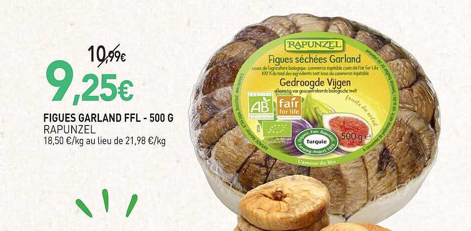 FIGUES GARLAND FFL - 500 G RAPUNZEL