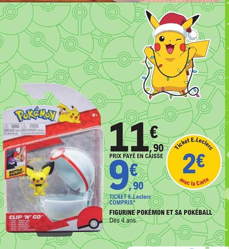 FIGURINE POKÉMON ET SA POKÉBALL