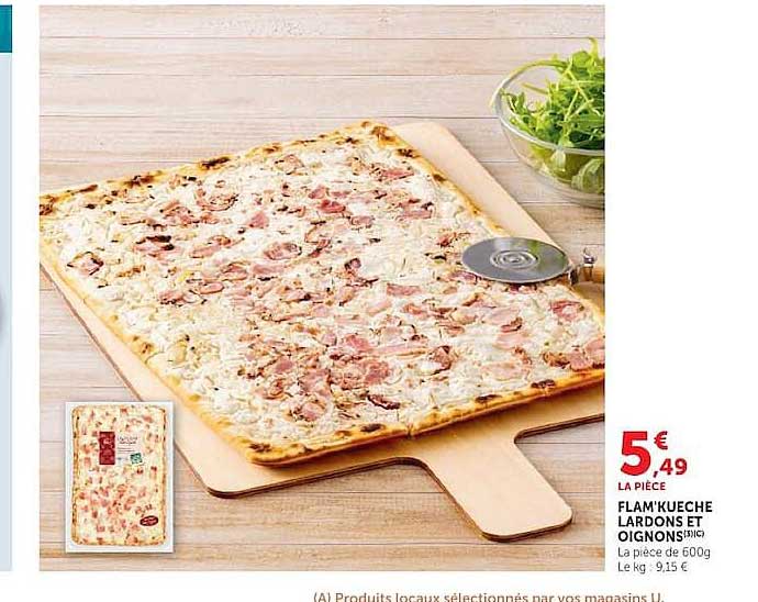 FLAM'KUECHE LARDONS ET OIGNONS
