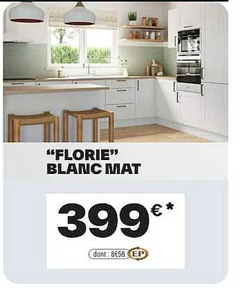“FLORIE” BLANC MAT