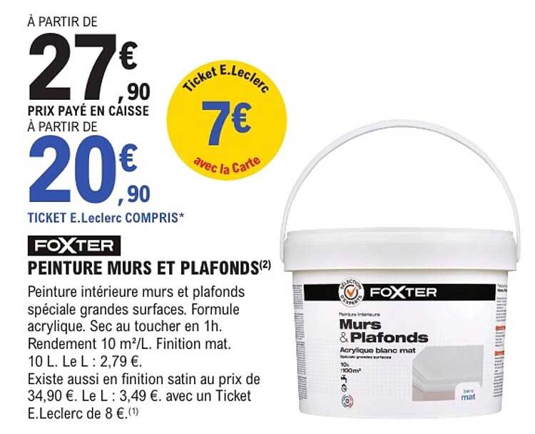 FOXTER PEINTURE MURS ET PLAFONDS