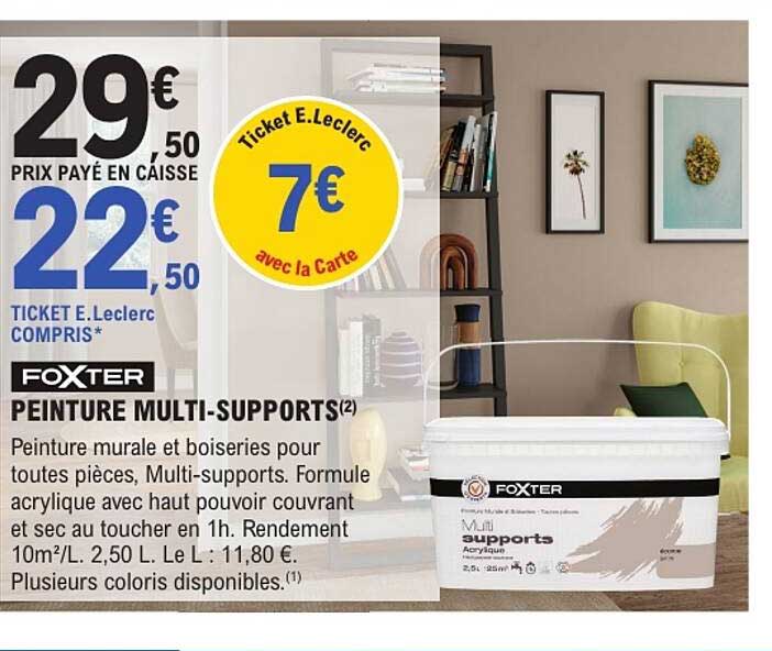 FOXTEX PEINTURE MULTI-SUPPORTS(2)