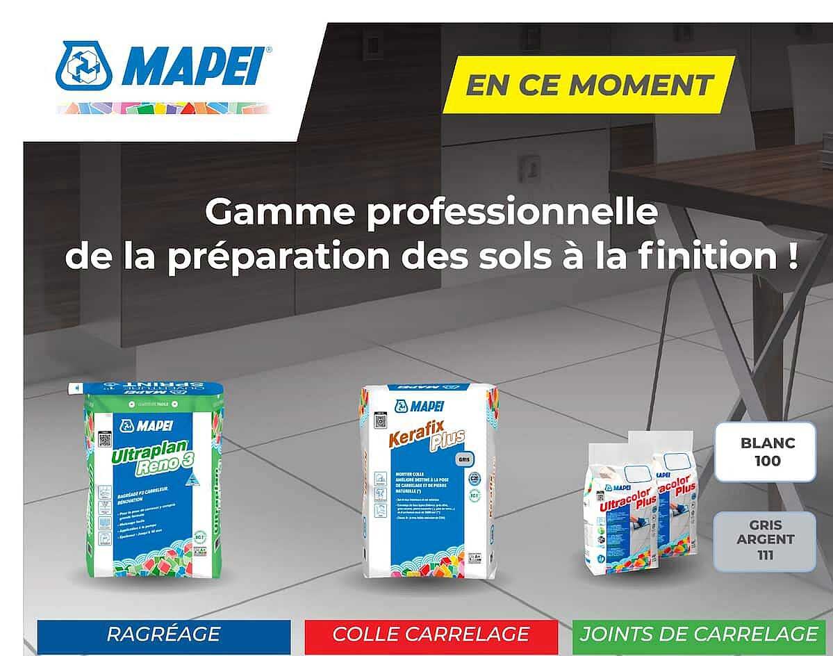 Gamme professionnelle de la préparation des sols à la finition !