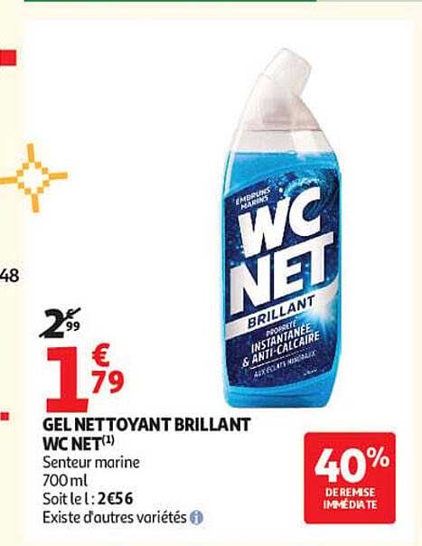 GEL NETTOYANT BRILLANT WC NET