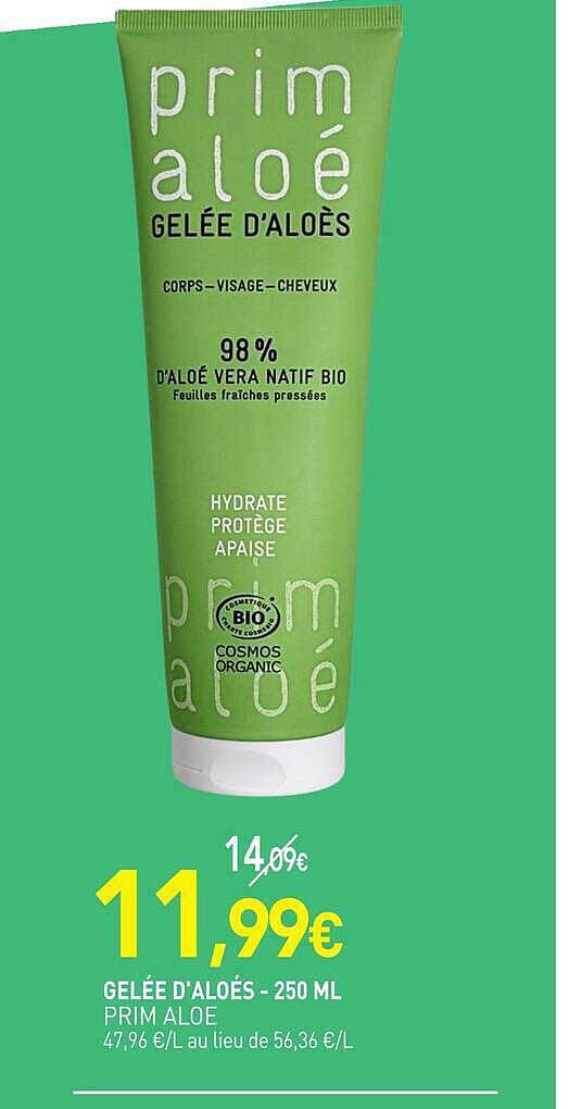 GELÉE D’ALOÈS - 250 ML PRIM ALOE