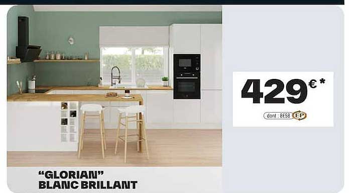 "GLORIAN" BLANC BRILLANT