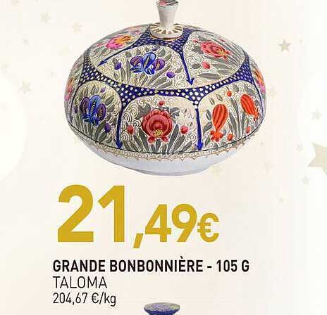GRANDE BONBONNIÈRE - 105 G TALOMA