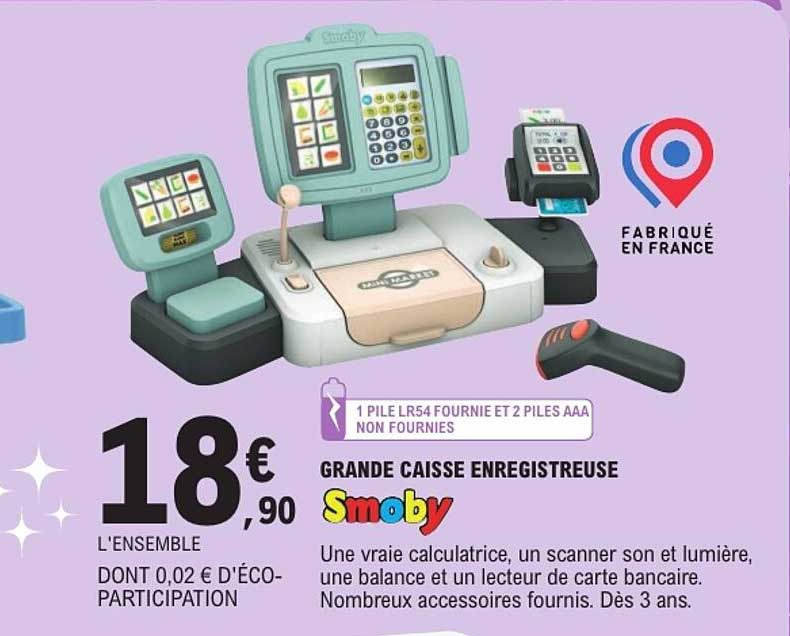 GRANDE CAISSE ENREGISTREUSE Smoby